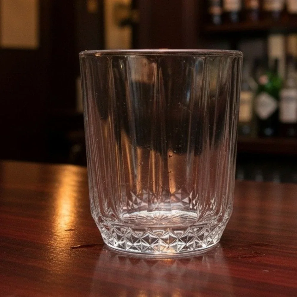 Lead Crystal Ice Bucket, Vintage Clear Glassware, Replacement Home Bar Accessory